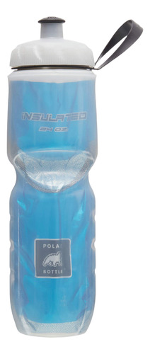 Polar Botella De Agua Aislada Botella (24 Onzas) (azul)