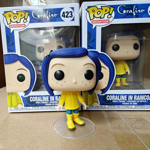 R1x Para De Modelo Figura Vinilo Coraline Con Chubasquero
