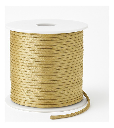 Cordon Cola De Rata 2mm 100%poliester Rollo 100 Mts Color Verde Agua