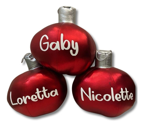 Esferas Personalizadas Para La Decoracion Pino Navideño 6x