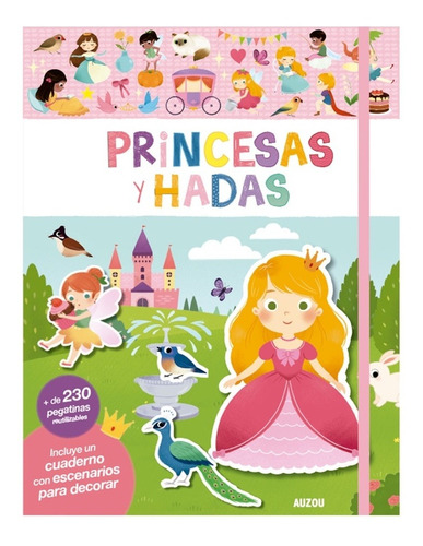 Imagen 1 de 1 de Libro Con Stickers - Princesas Y Hadas - Auzou 