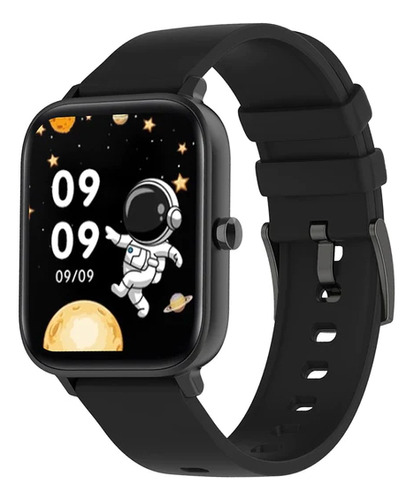 Smartwatch Colmi P8GT 1.69" caixa  preta, pulseira  preta COP8GTB