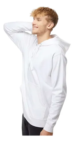 Buzo Algodon Blanco - Con Capucha Unisex - Clasico Moda