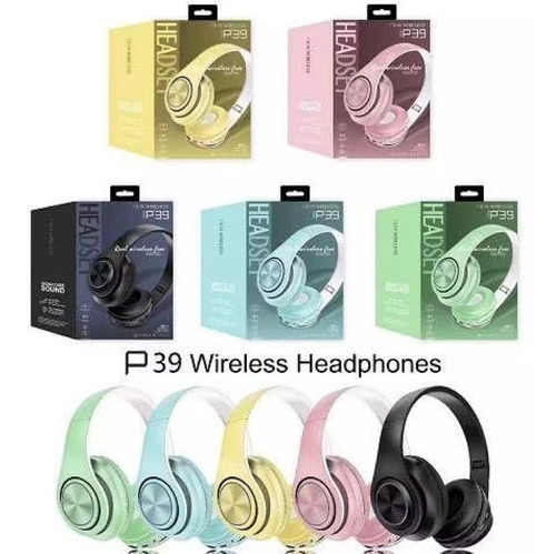 Auriculares, auriculares inalámbricos Bluetooth, Wirel Tp, color rosa