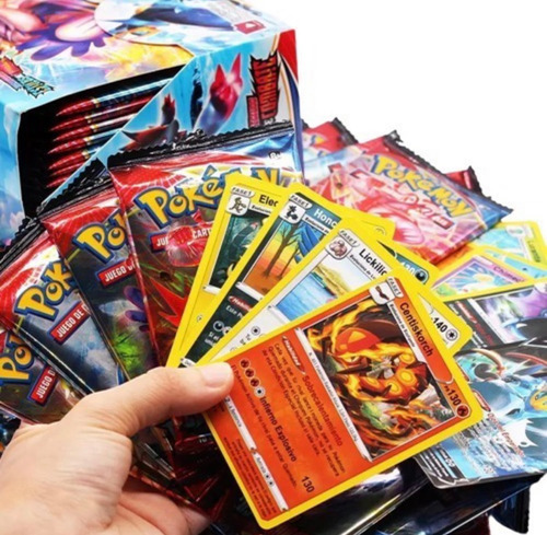 Cartas Pokemon Español 36 Sobres Tgc Caja Con 360 Cartas