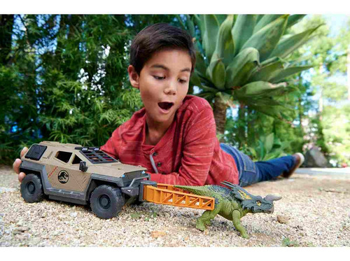 Jurassic World Dinosaurio Juguete Set Camión Misión Mayhem