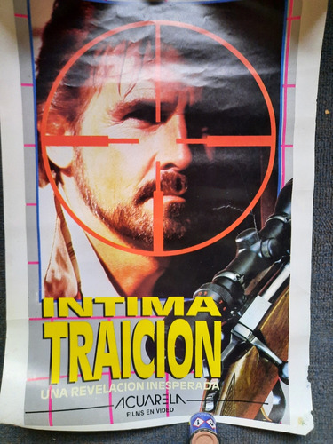 Poster Pelicula De Videoclub Intima Traición Vhs