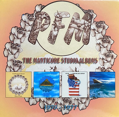 Pfm Premiata  Manticore Studio 73-77  4 Cd  