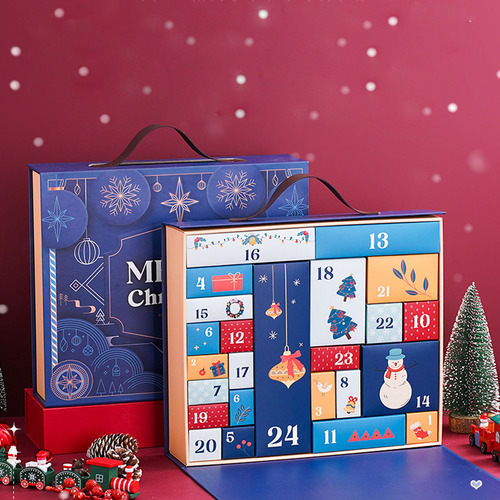 Calendario De Adviento Único Para Decoración Navideña, 24 Un