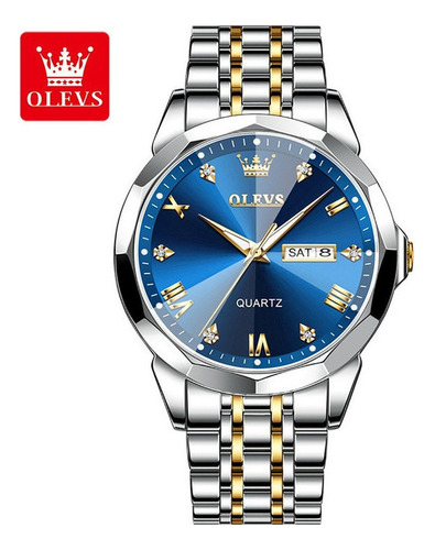 Reloj Analógico De Cuarzo Impermeable Para Hombre Olevs 9931