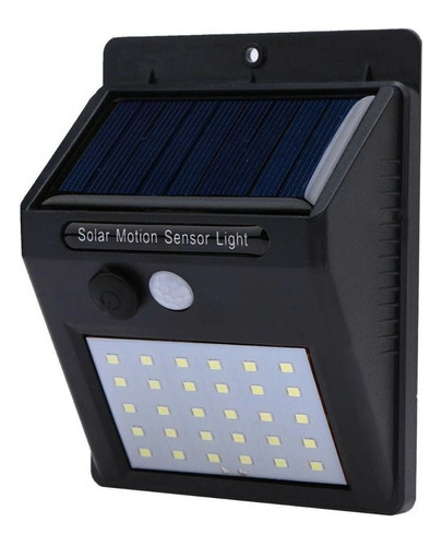 Foco Led Panel Solar Con Sensor 30 Lumenes