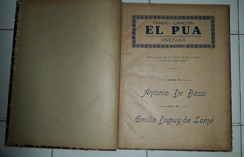 Tomo Partituras Piano Tangos (Usado)