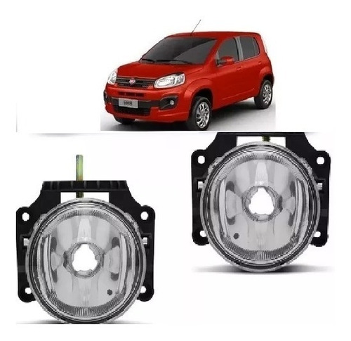 Farol Milha Fiat Uno 2017 2018 Par