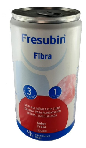 Pack 30 Pz Fresubin Fibra 236ml Fresenius Sabor Fresa