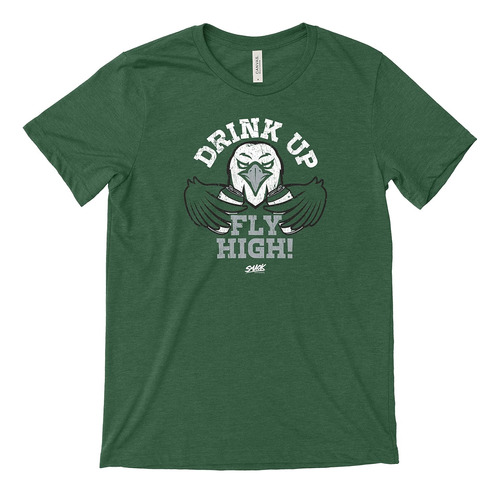 Drink Up Fly High - Camiseta Fanáticos Del Fútbol De ...