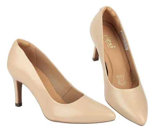 Vestir Tacon Mujer Beige Flexi 02503750