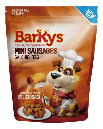 Barkys 0504 Mini Salchichita, Sabor A Carne, 100 Gr