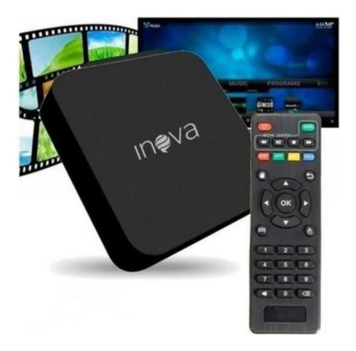 Inova Tv Box Hd Hdmi Dig-7021 Transforme Sua Tv Em Smart Pro Preto Padrão