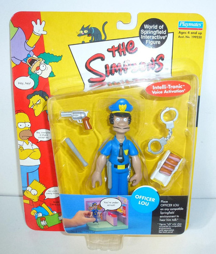 Los Simpsons Officer Lou Playmates Serie 7