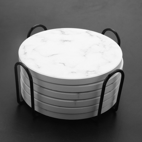Posavasos Absorbentes Para Bebidas, Juego De Posavasos Con S