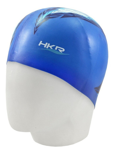 Gorra De Natacion Hkr - Silicone Surfing - Azul Full