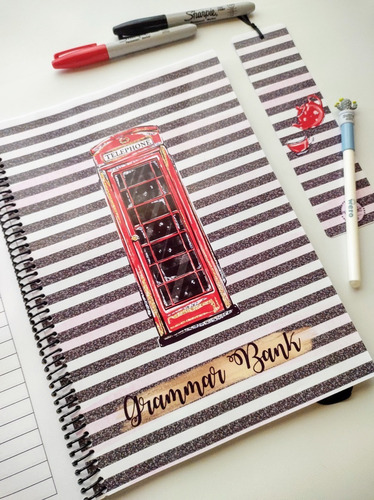 Cuaderno A4 Rayado Para Inglés 60 Hojas C/3 Separadores