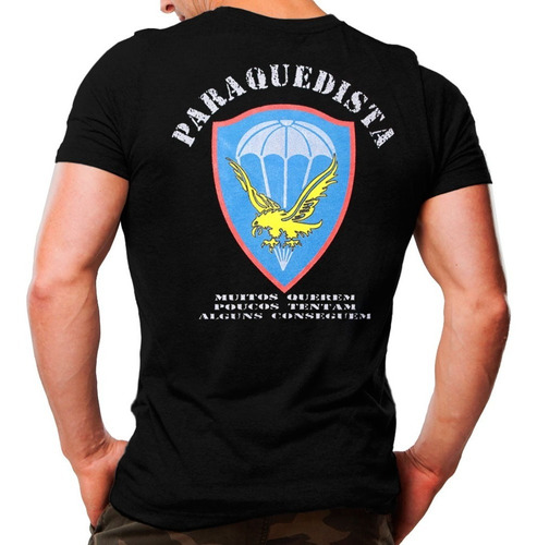 Camiseta Estampada Paraquedista | Atack