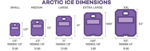 Arctic Ice Tundra Series - Bolsa De Hielo Reutilizable De La
