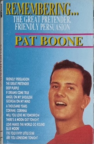 Casete Pat Boone Remembering... The Great Pretender... 