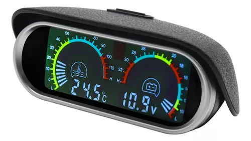  CAR - Reloj digital de temperatura para salpicadero de  temperatura – Relojes LED con luz de fondo – Compatible con modos de  transformación de 12 horas/24 horas : Automotriz