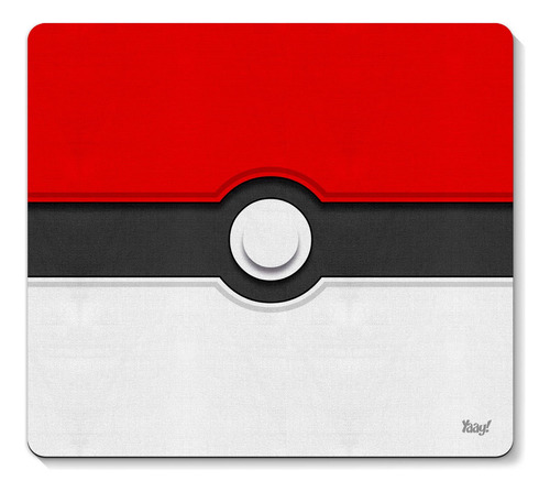 Mouse Pad Emborrachado 23x20cm Pokémon Yaay! Cor Pokéball