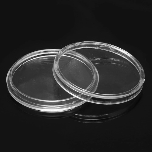 100 Cápsulas 30 Mm. + Adaptadores Eva Para Monedas 5 Medidas