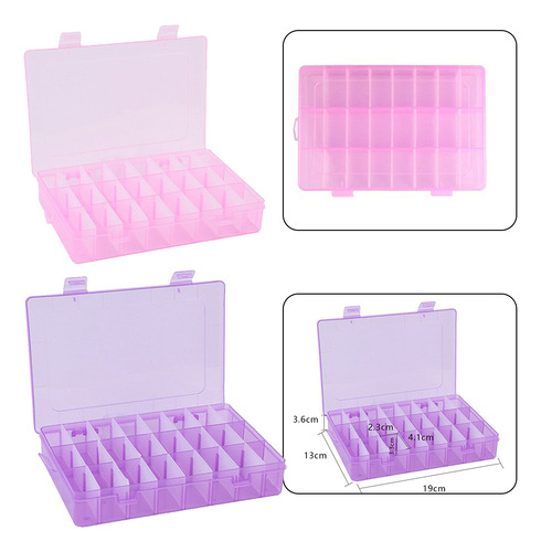 Caja De Almacenamiento Con Diseño Con Cierre, Caja Con Compa
