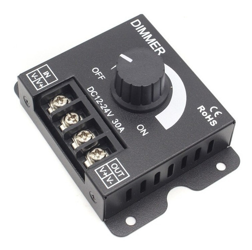 Regulador De Tension Dimmer Pwm 12v 24v 30a