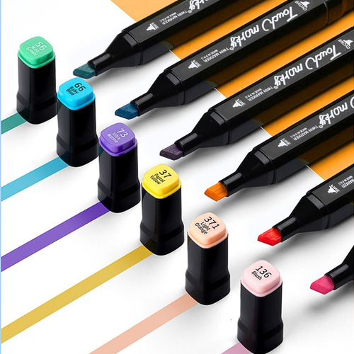 Pack 30 Colores Marcadores Doble Punta Plumones Touch Ohuhu