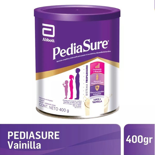 Pediasure Polvo 400 Gr Suplemento Vainilla Abbott Vainilla