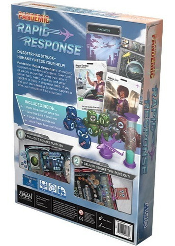 Pandemic Rapid Response - Juego De Mesa Cooperativo