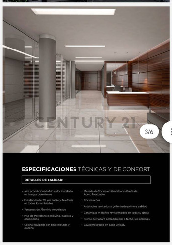 3 Ambientes De Categoria Living Comedor Con Salida A Balcon, Con Vista Abierta. 2 Dormitorios C...