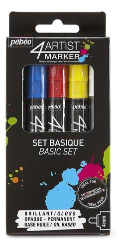 Marcadores 4artist Para Pintura Y Dibujo Pebeo