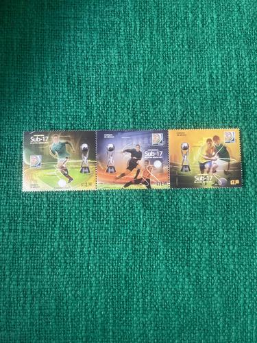 Estampillas Del Mundial De Fútbol Sub 17 Año 2004 (Usado)