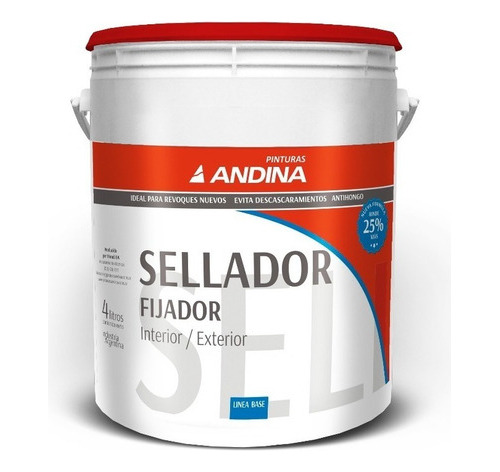 Sellador Fijador Pintura Andina X 4 Lts Pintumm