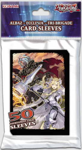 Yu-gi-oh! Albaz - Ecclesia - Tri Brigade Card Sleeves (Folios Protectores) 50 Unidades