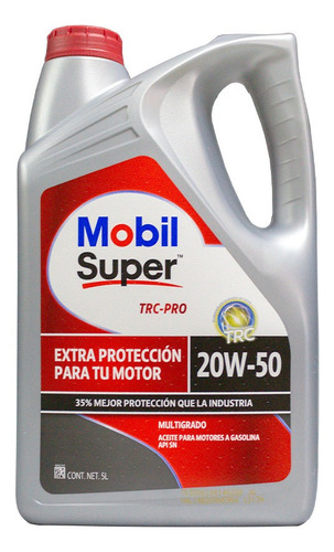 Aceite Mobil Multigrado Super Trc-pro 20w50 Garrafa 5 Lt