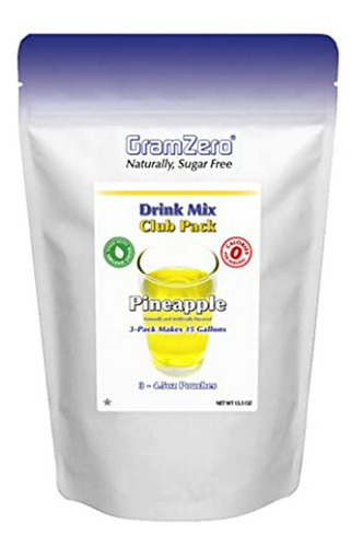 Pineapple Zero Calorie Sugar Free Drink Mix, Great For Nutri