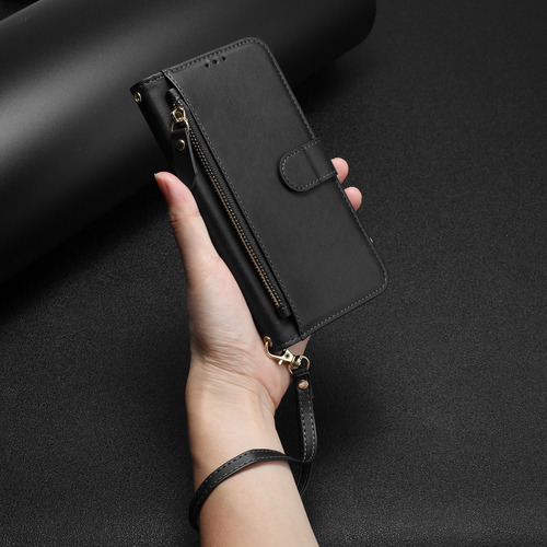 Funda De Piel Con Cierre De Primera Calidad Para Motorola E40, A Prueba De Golpes, Protección De 360°, Cartera, Bloqueo Rfid, Soporte