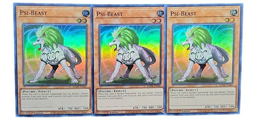 Psi- Beast Set De 3 Cartas Yugioh! Inglés Super Rare 