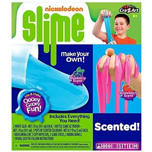 Nickelodeon Cra-z-art Brillo Y Neon Slime Kit De F9ckj