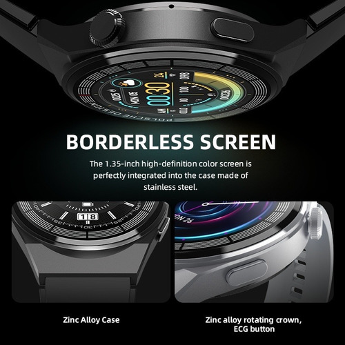 Reloj Inteligente Lemfo Hw3 Max De 1.35 Pulgadas Con Llamada
