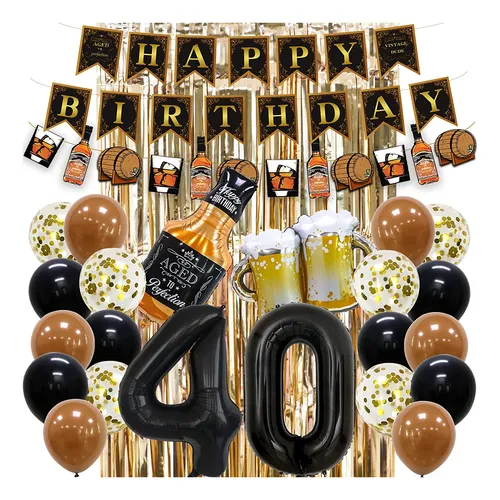 Decoraciones De Fiesta De 40 Cumpleaños Para Hombres, ...