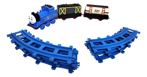 Tren Mediano Infantil Con Vias Happy Train A Pila Tun Tuni Personaje Thomas